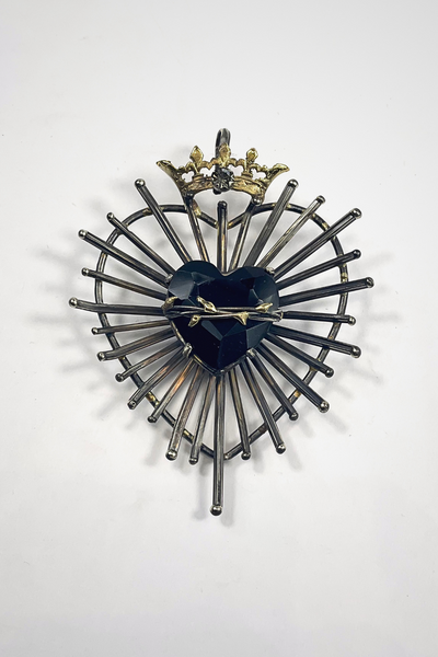 PENDENTE CORAZON DE LUZ / NERO