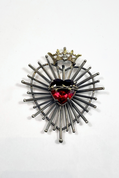 PENDENTE CORAZON DE LUZ / ROSSO