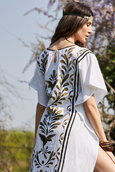 HAND PAINTED CAFTAN - TALAVERA ORO ANTIGUO