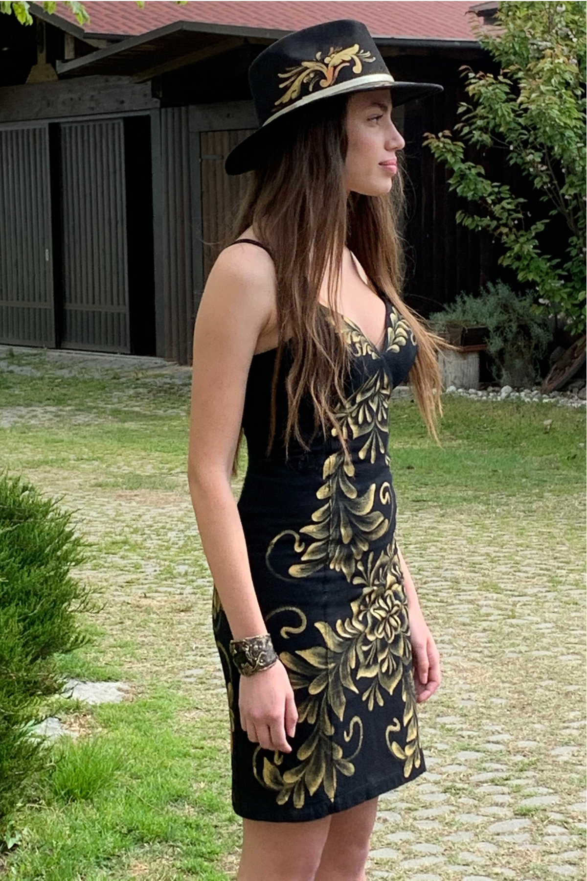 ABITO CORTO BUSTIER A TUBINO - FLOR TALAVERA
