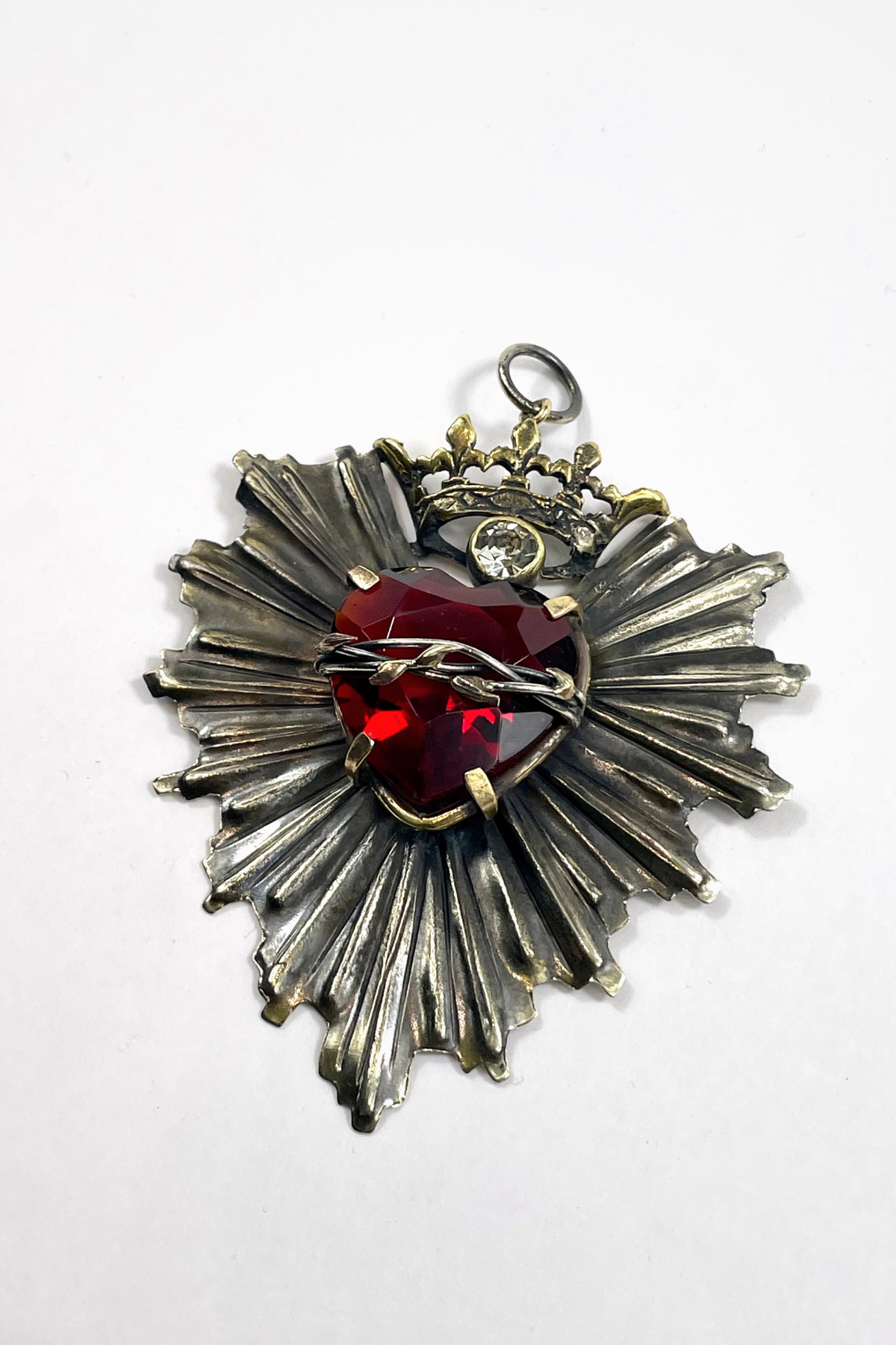 CORAZON DE MEXICO PENDANT / RED