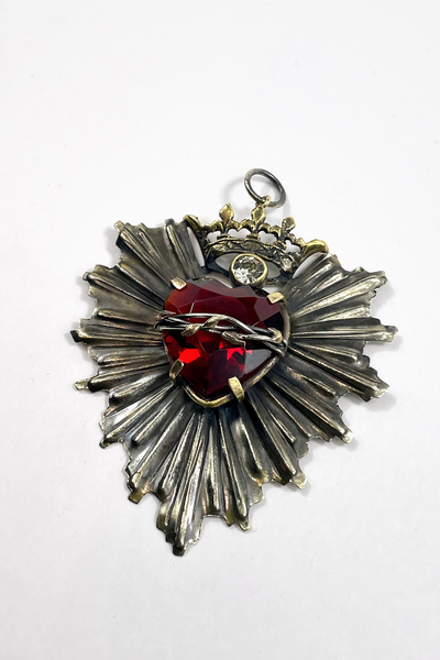 CORAZON DE MEXICO PENDANT / RED