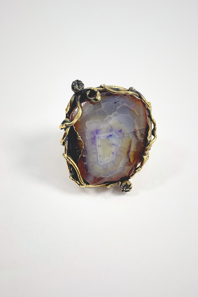 ANELLO PIEDRA AGHATA