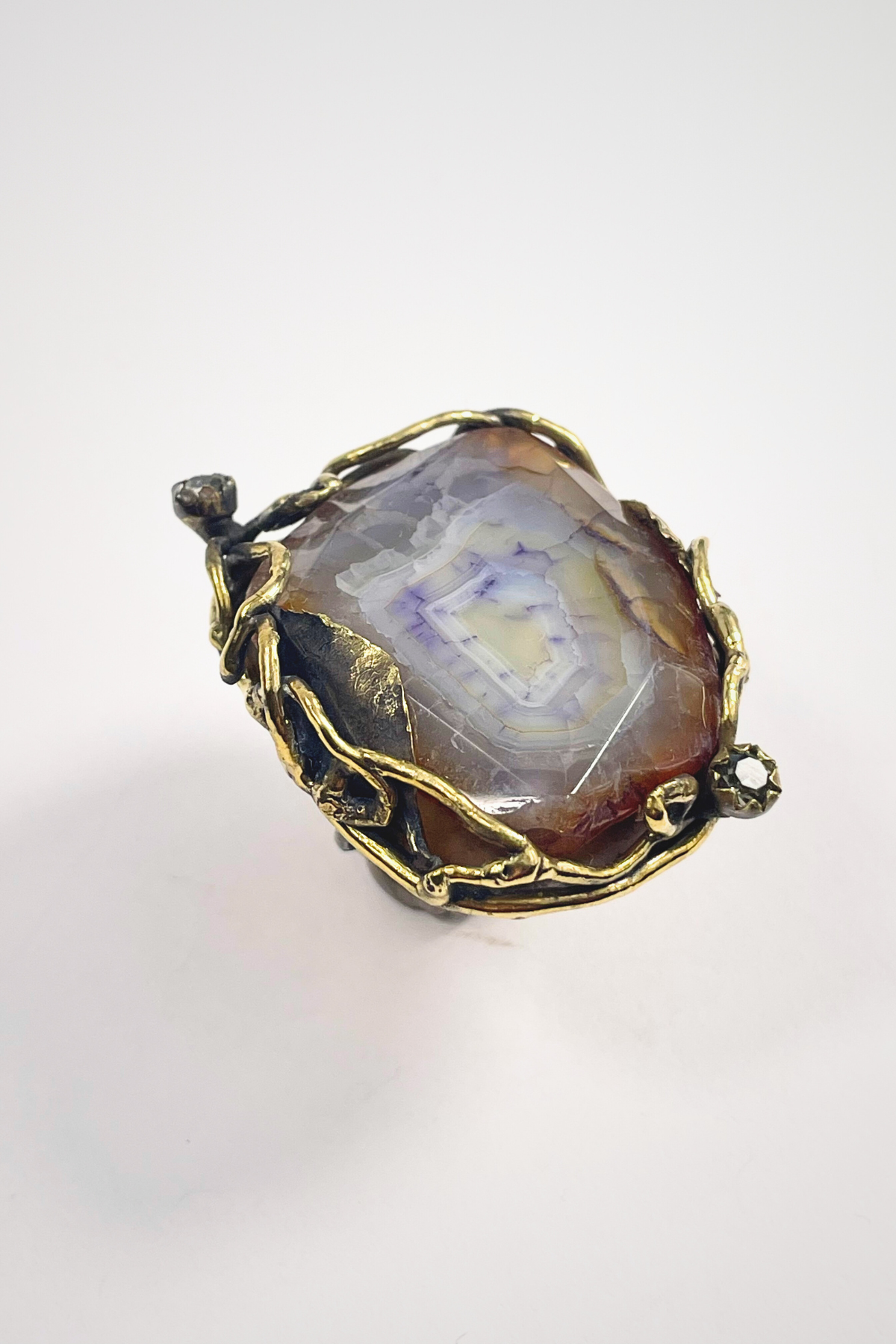 ANELLO PIEDRA AGHATA