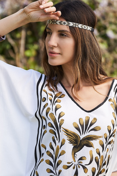 HAND PAINTED CAFTAN - TALAVERA ORO ANTIGUO
