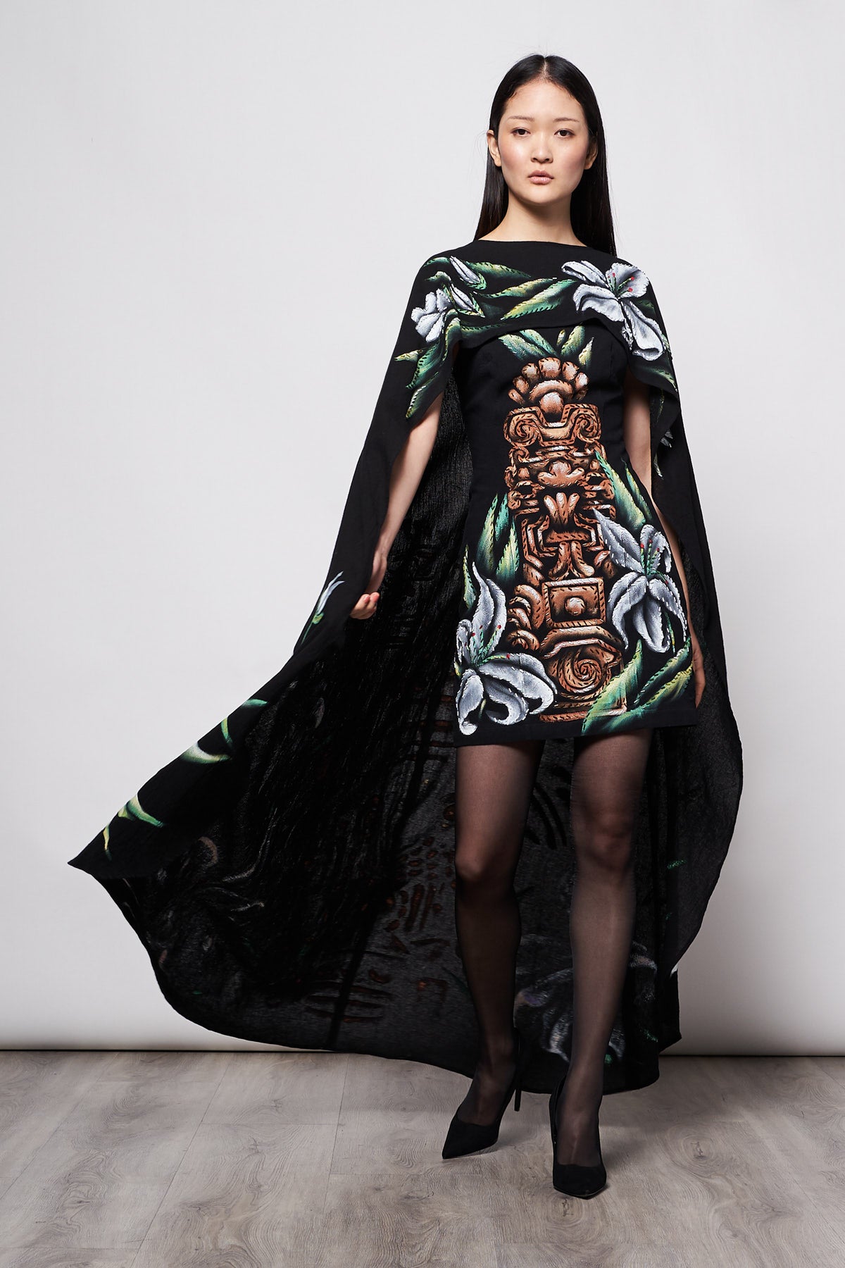 Mantella lunga abbigliamento curvy Mantella lunga abbigliamento curvy
